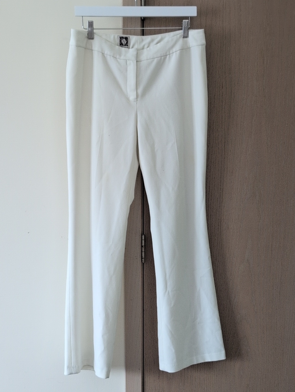 Anne Klein White Flare Pants - SIZE 6 | Summer Elegant Event Office Casual